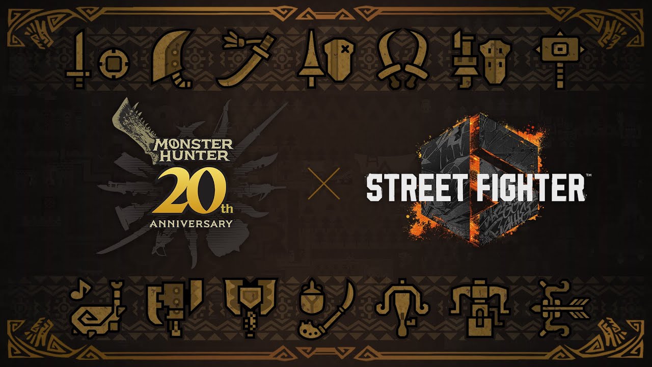 《怪物猎人》20周年盛典携手《街头霸王6》推出合作联动